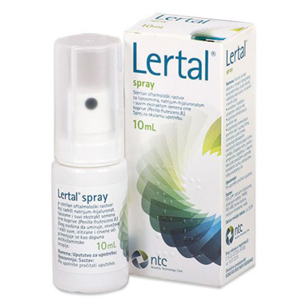 Lertal Ocular Spray For Dry Eye & Allergic Conjunctivitis 10ml
