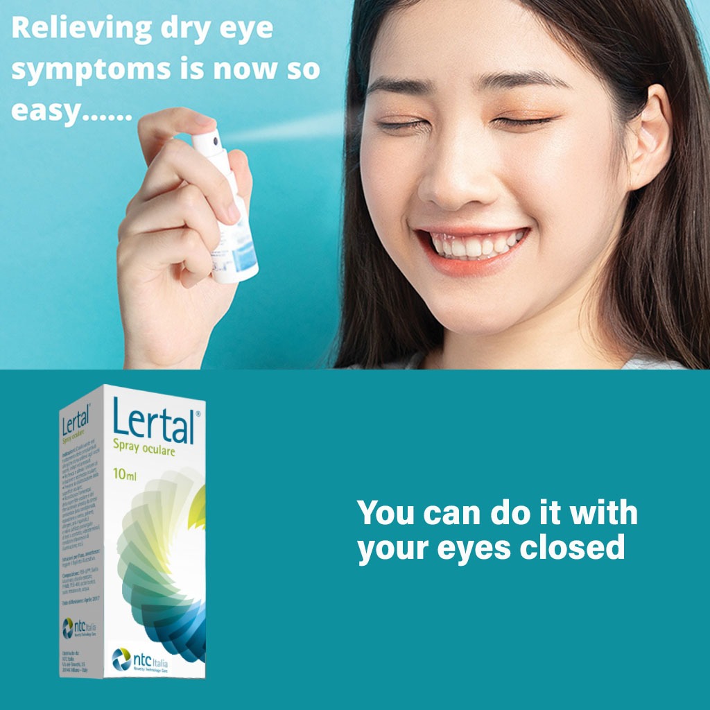 Lertal Ocular Spray For Dry Eye & Allergic Conjunctivitis 10ml