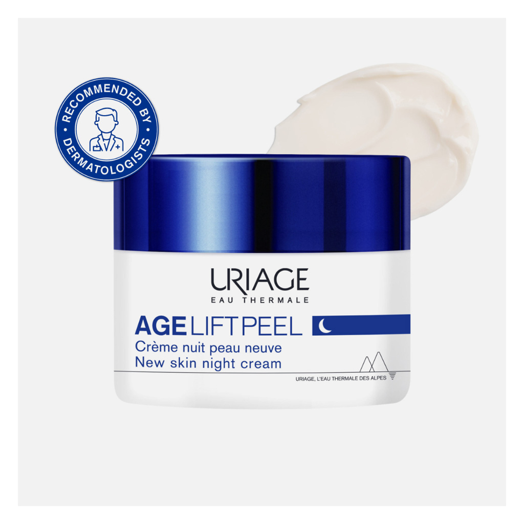 Uriage Age Lift Peel New Skin Night Cream For All Skin Types 50ml