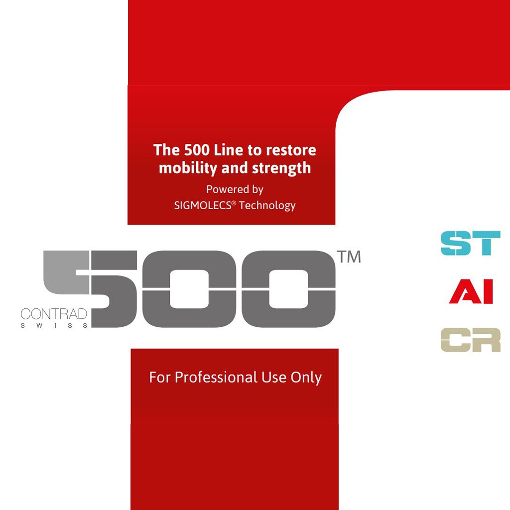 Contrad Swiss AI500 Pain Relief Topical Gel, Pack of 4 Monodose Vial + 8 Patches