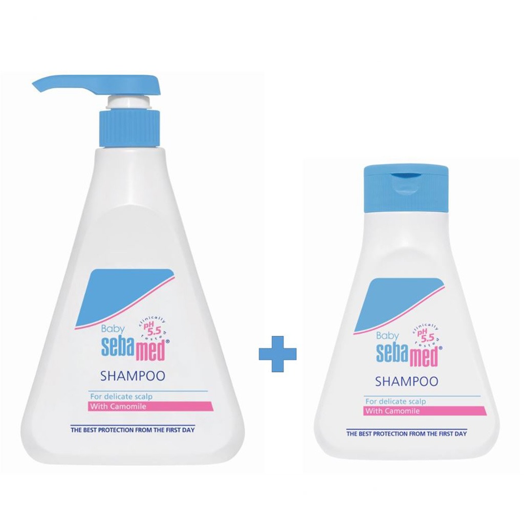 Sebamed Baby Shampoo With Chamomile For Delicate Scalp 500ml + 150ml VALUE PACK