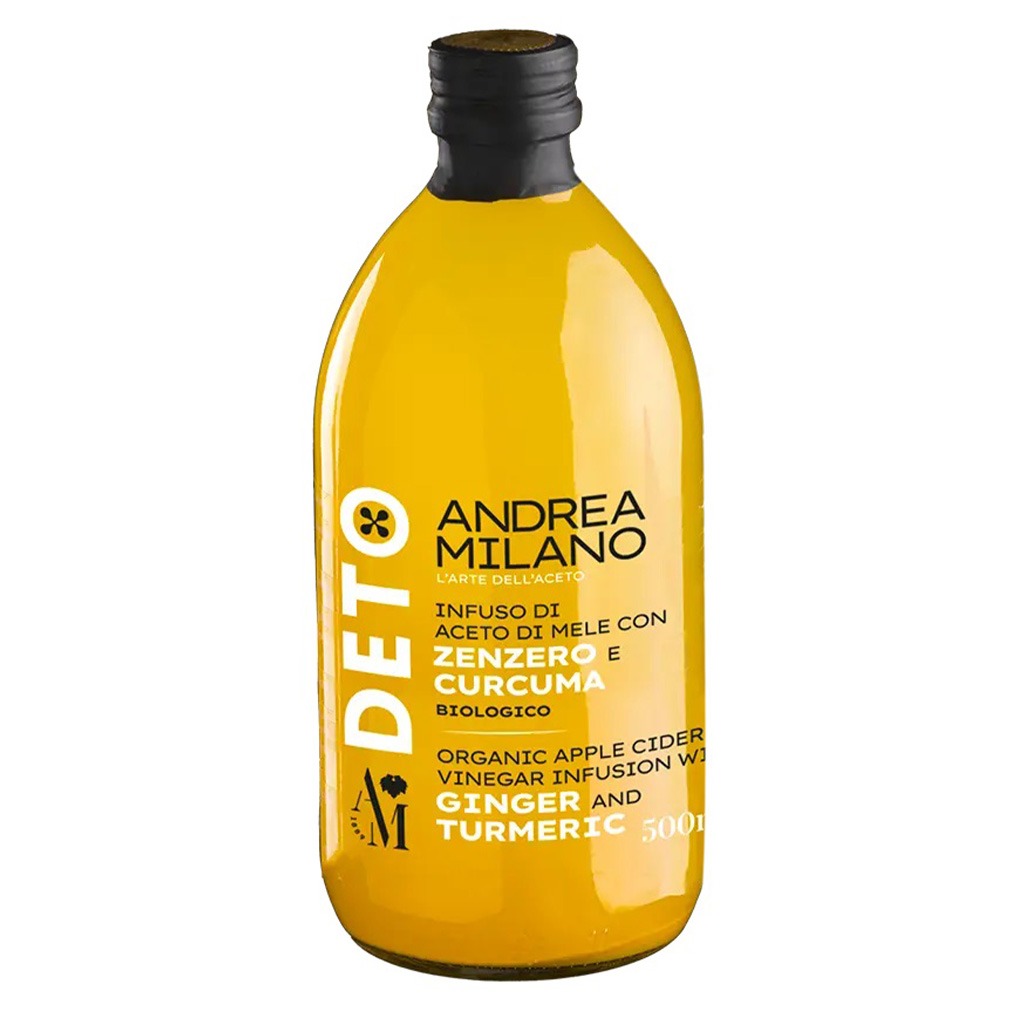 Andrea Milano Organic Apple Cider Vinegar Drink With Ginger & Turmeric 500ml