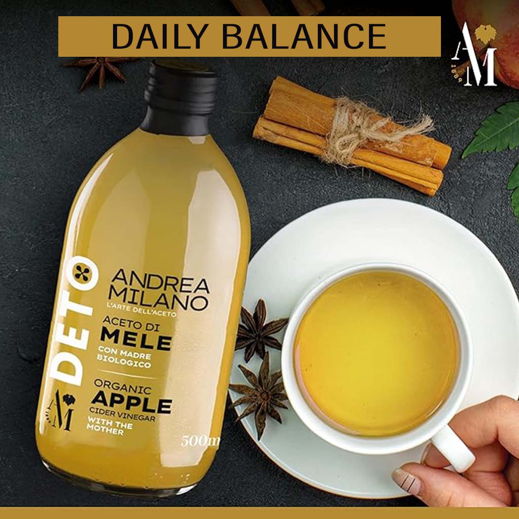 Andrea Milano Organic Apple Cider Vinegar Drink With Ginger & Turmeric 500ml