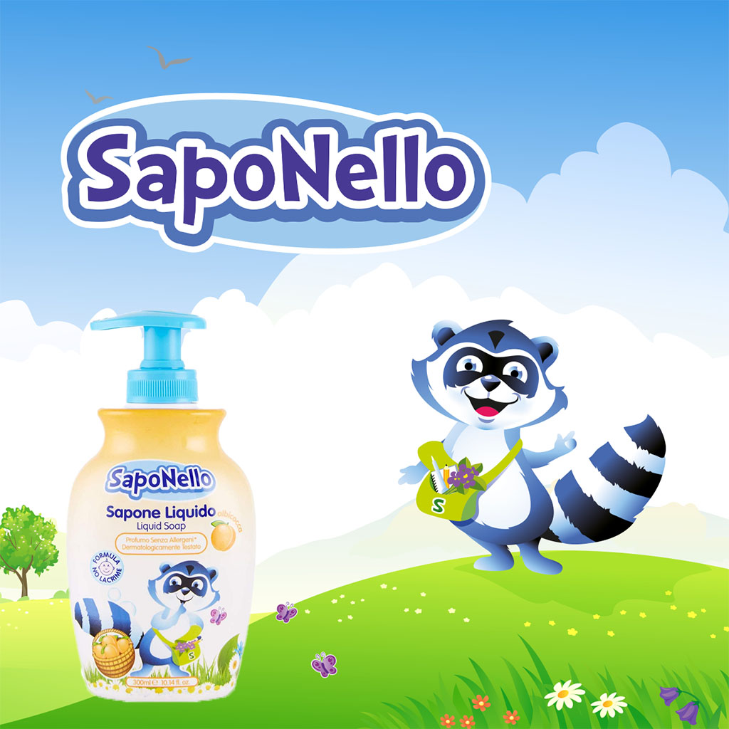 Saponello Baby Liquid Soap Apricot 300ml