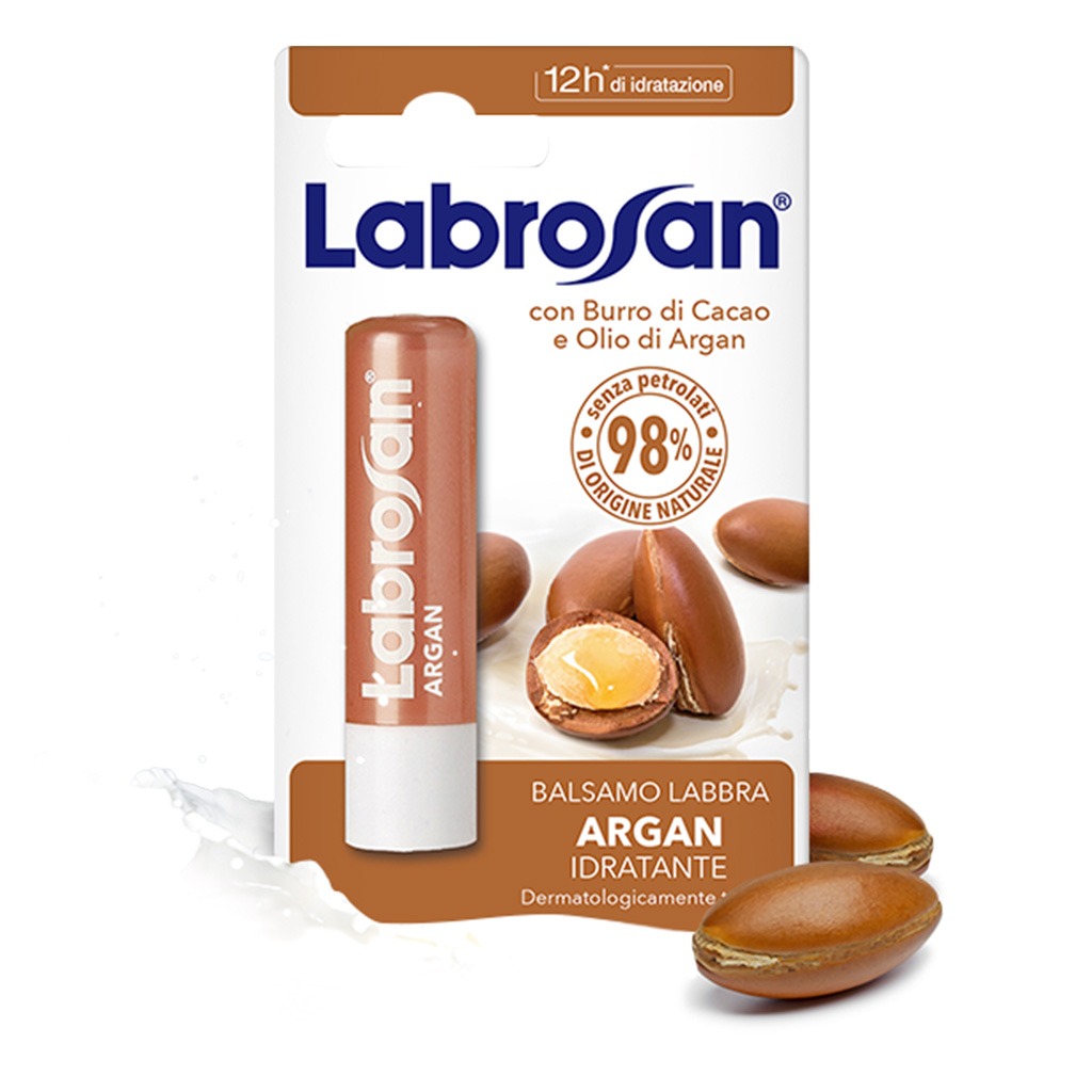 Labrosan Blister Lip Balm Argan For 12 Hour Moisturization 5.5ml