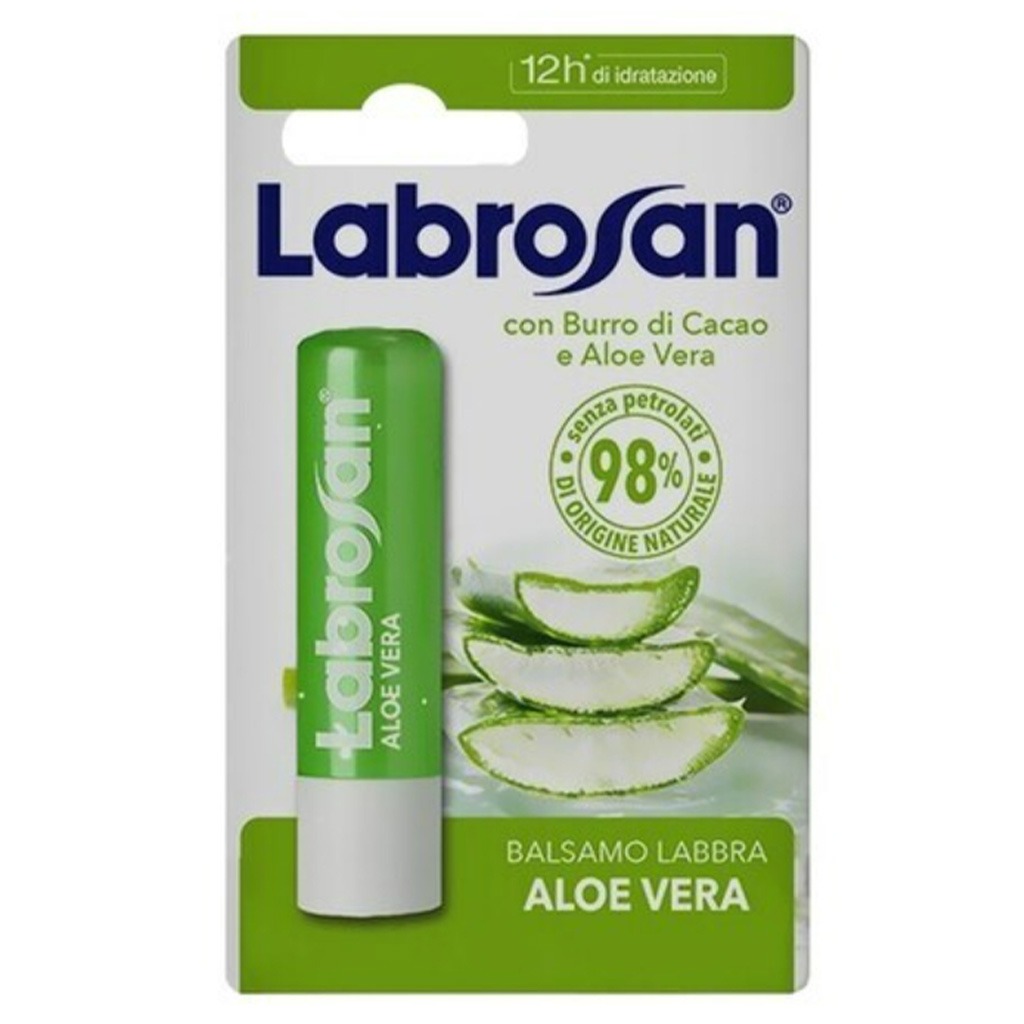 Labrosan Blister Lip Balm Aloe For 12 Hour Moisturization 5.5ml