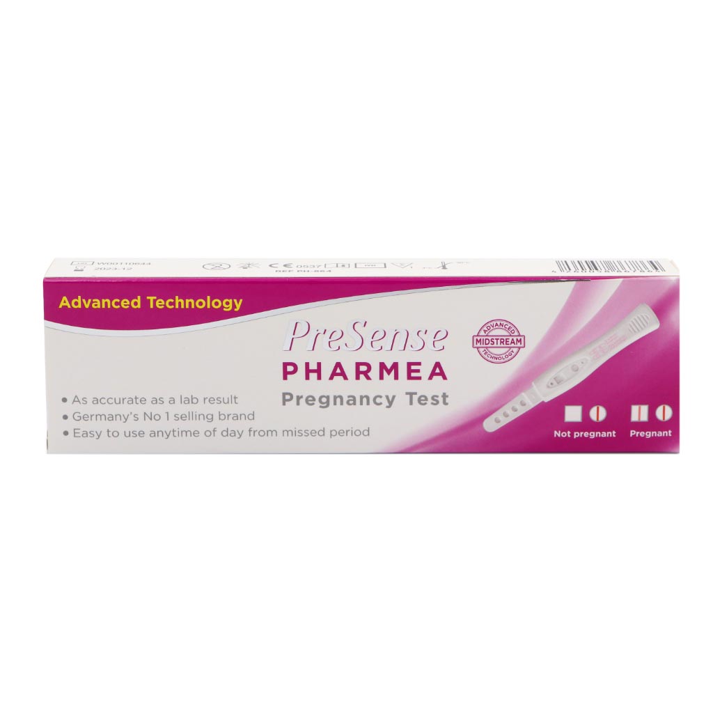 Presense Pharmea Midstream Pregnancy Test Strip, Pack of 1’s