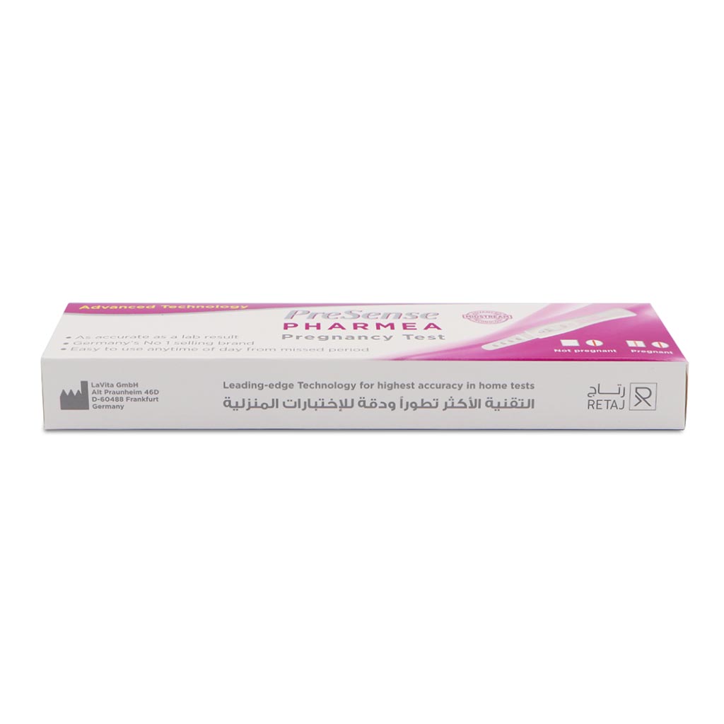 Presense Pharmea Midstream Pregnancy Test Strip, Pack of 1’s