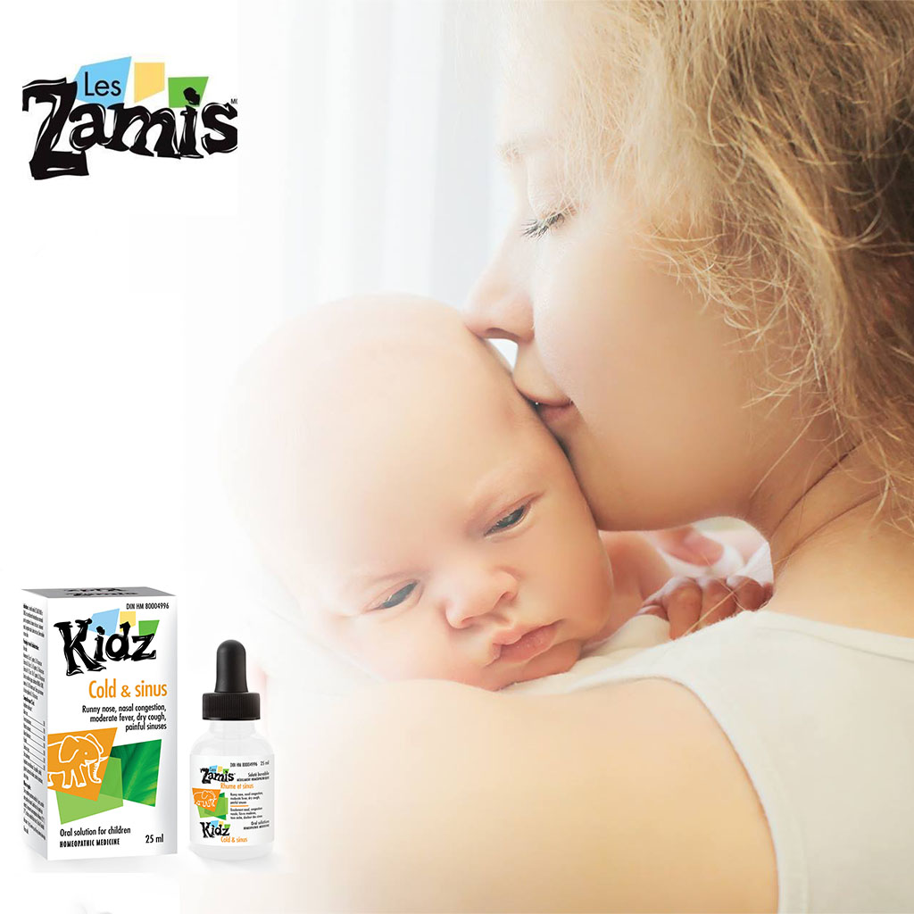 Les Zamis Kidz Homeopathic Cold And Sinus Syrup For Newborn & Children 25ml