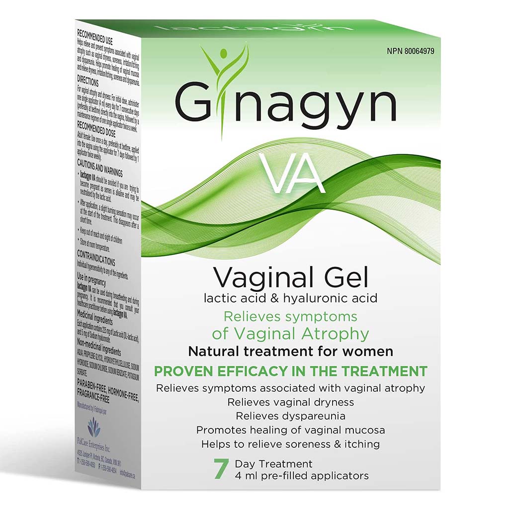 Gynagyn VA Hyaluronic Acid & Lactic Acid Single-Use Vaginal Gel For Vaginal Atrophy, Pack of 7 x 4ml Pre-Filled Applicators