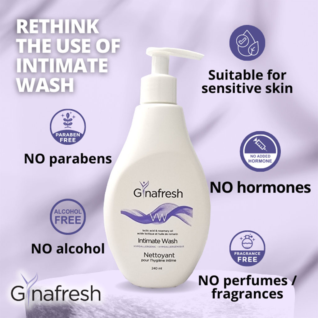 Gynafresh VW Anti-Odour Cleansing Anti-Bacterial Intimate Wash For Women 240ml