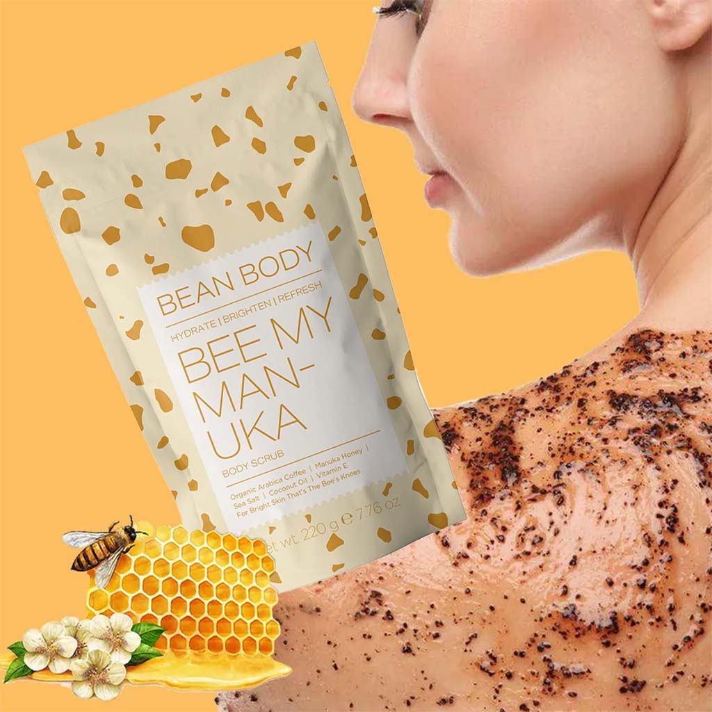 BeanBody Bee My Manuka Coffee Brightening Body Scrub With Manuka Honey 220g