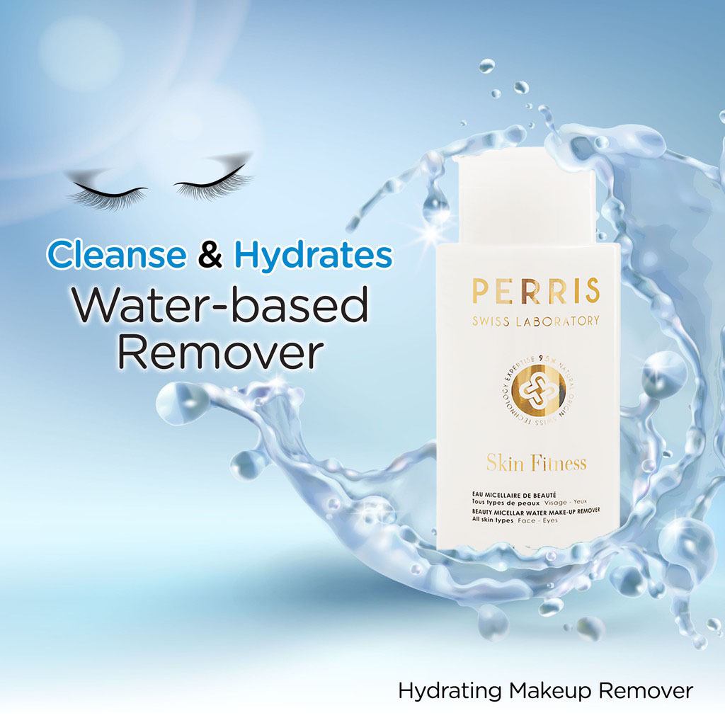 Perris Swiss Laboratory Skin Fitness Beauty Micellar Water Make Up Remover For Face & Eyes 200ml