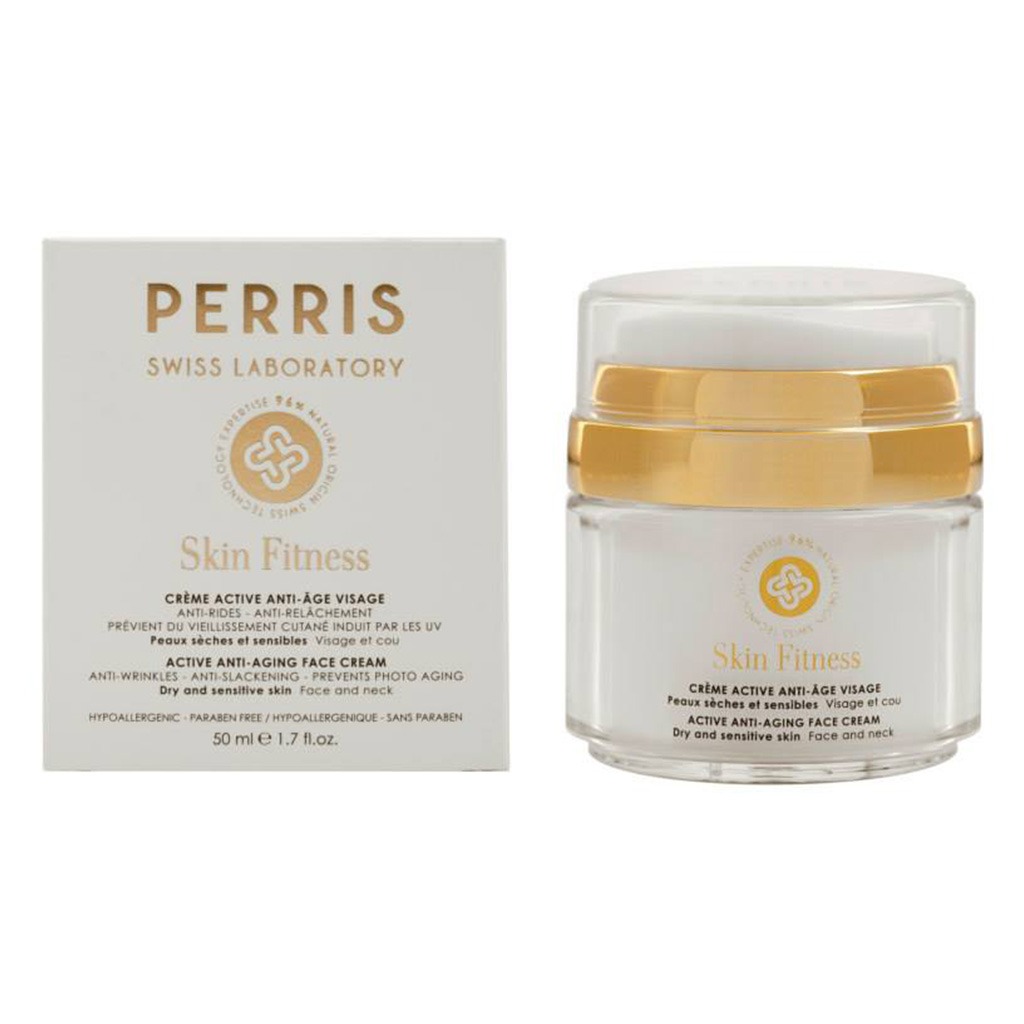 Perris Swiss Laboratory Skin Fitness Active Anti-Aging Face Cream For Dry & Sensitive Skin 50ml