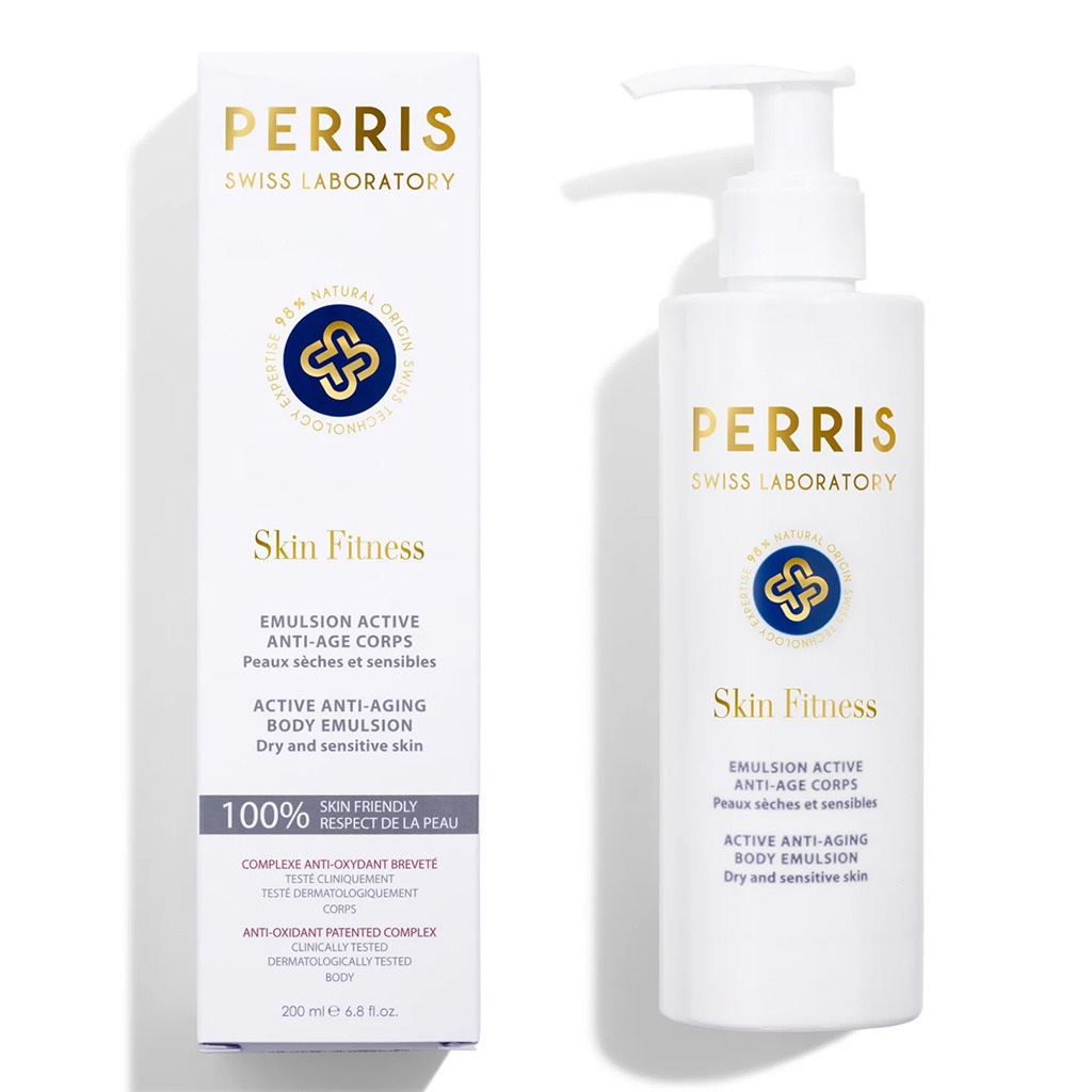 Perris Swiss Laboratory Skin Fitness Active Anti-Aging Body Emulsion For Dry & Sensitive Skin 200ml