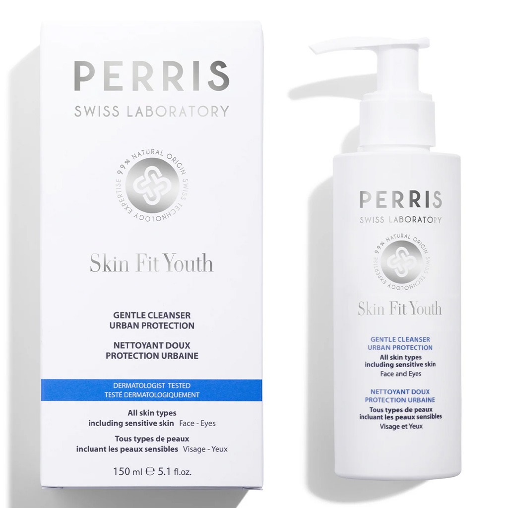 Perris Swiss Laboratory Skin Fit Youth Urban Protection Gentle Cleansing Gel For All Skin Types 150ml