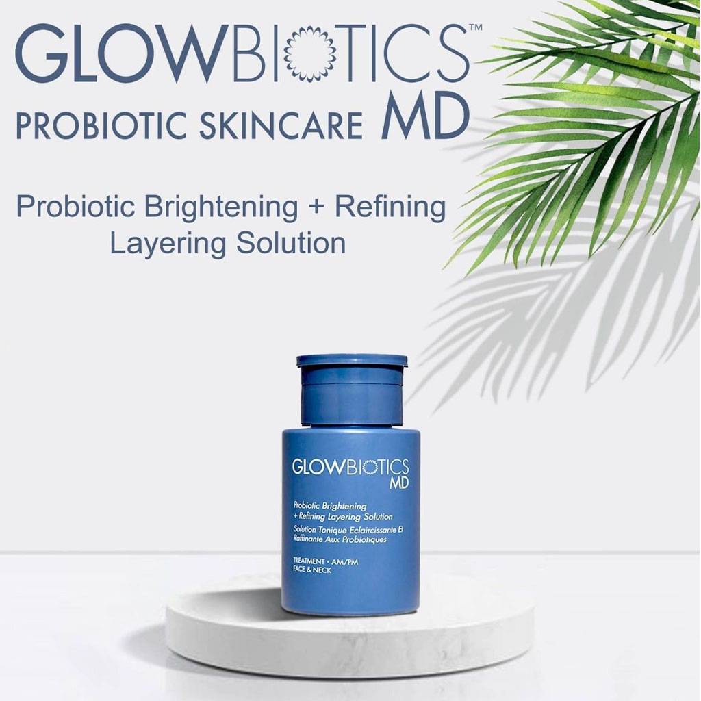 GlowBiotics Probiotic Brightening + Refining Layering Treatment Solution For Face And Neck 100ml