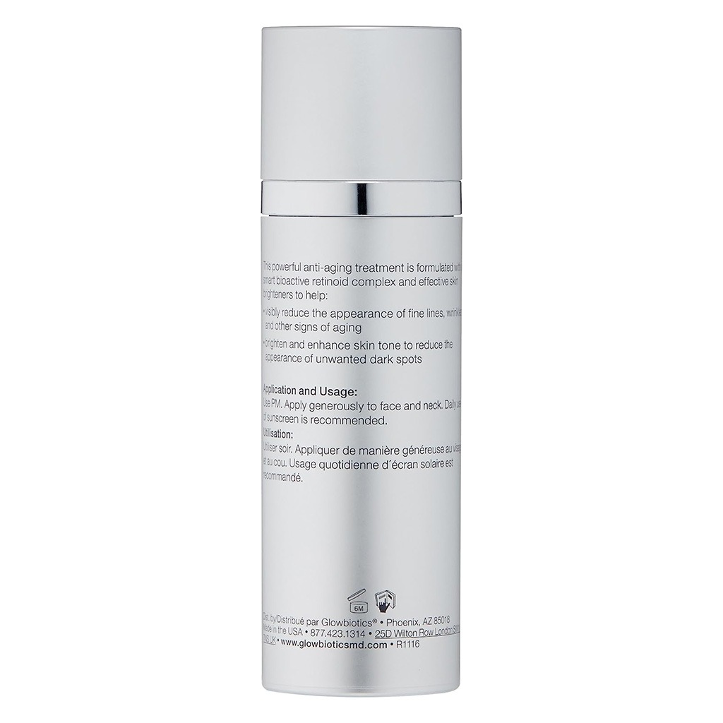 GlowBiotics Probiotics Advanced Retinol Renewal Anti-Aging Treatment For Face And Neck 30ml