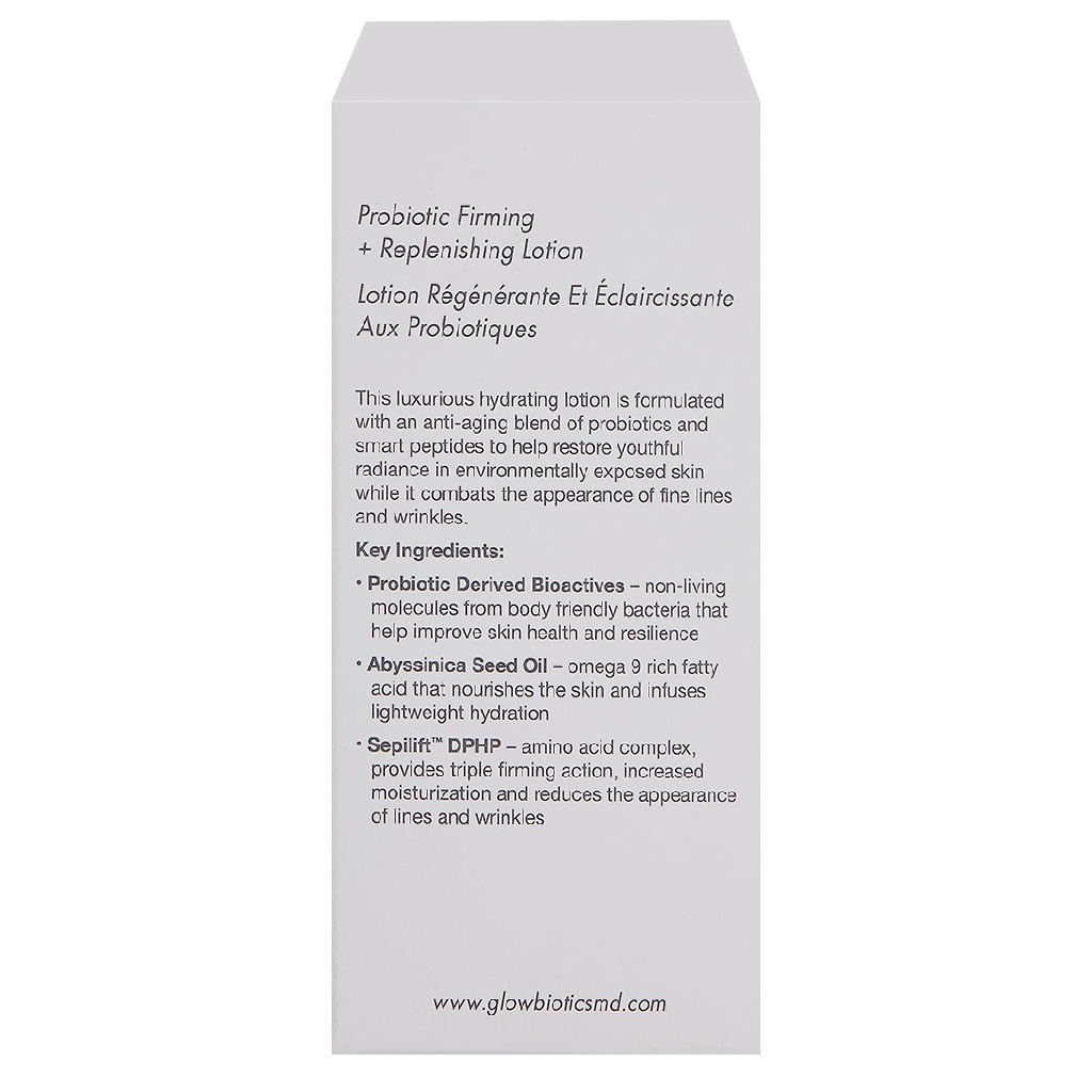 GlowBiotics Probiotic Firming + Replenishing Anti-Aging Lotion For Dry, Normal and Combination Skin 50ml