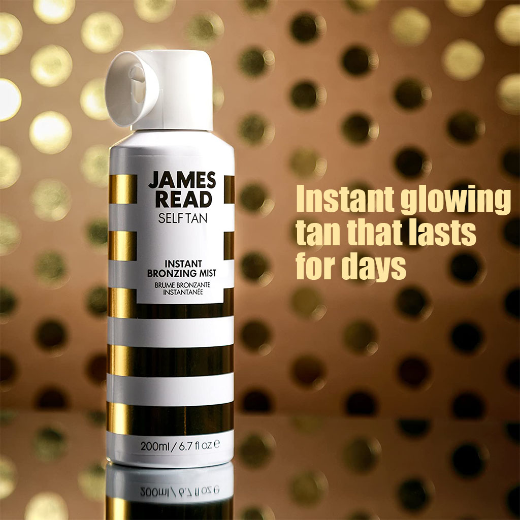 James Read Instant Bronzing Mist For Face & Body Self Tanning 200ml