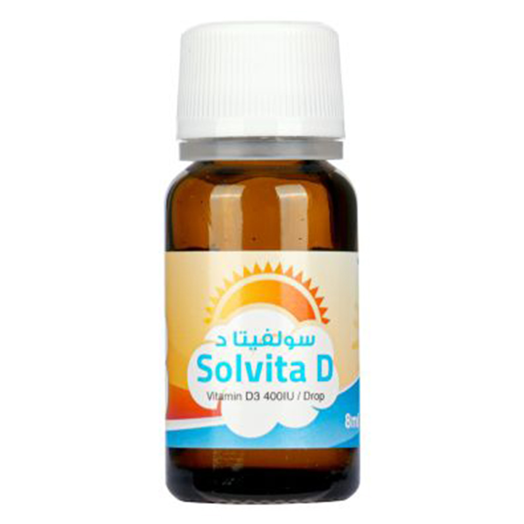Solvita D Vitamin D3 400IU Oral Drops 8ml