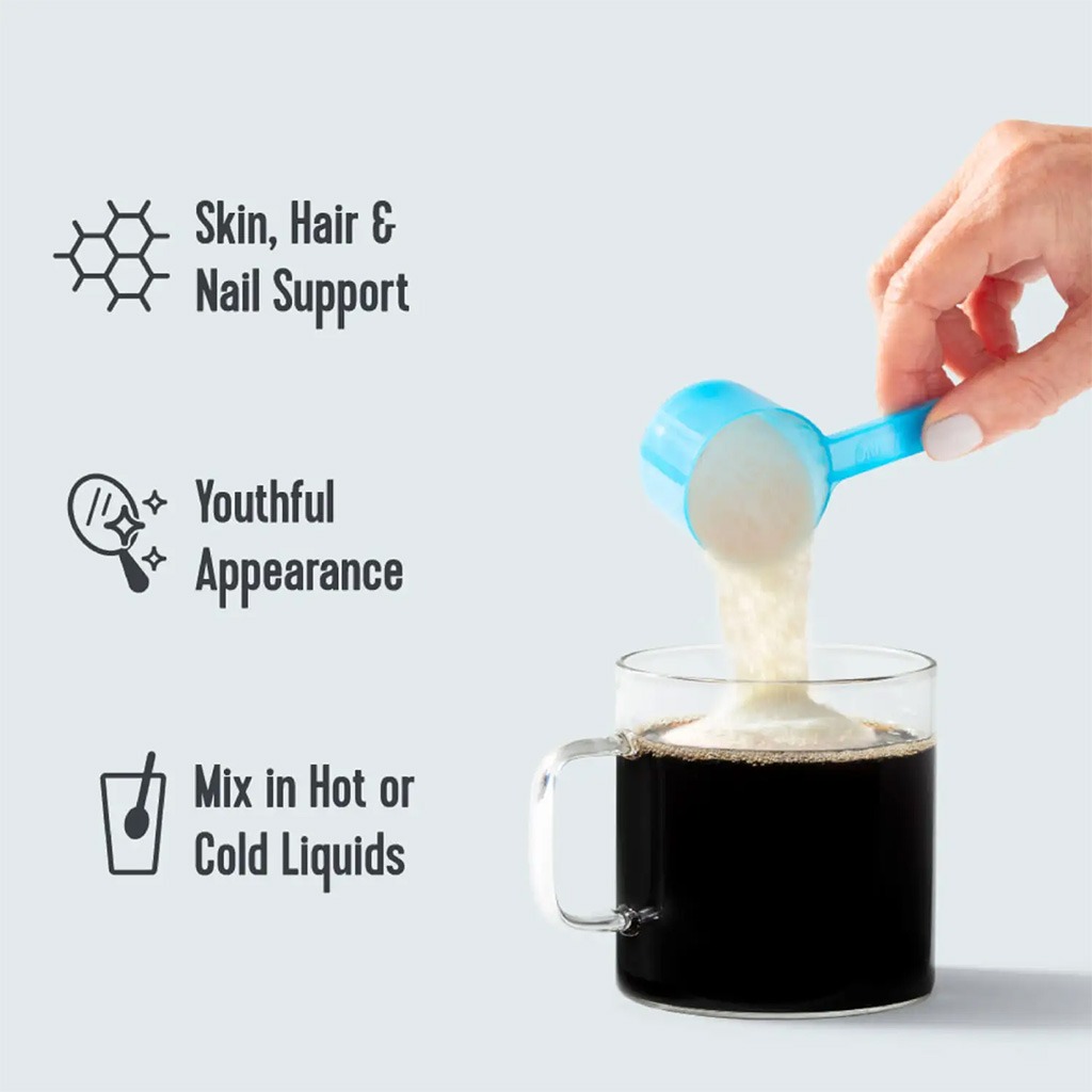 Vital Proteins Bovine Sourced Collagen Peptides Unflavoured Powder For Hair, Skin & Nails 567g