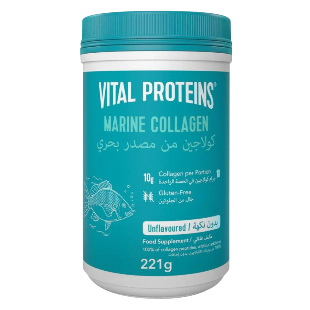 Vital Proteins Marine Collagen Unflavoured Powder For For Hair, Skin & Nails 221g