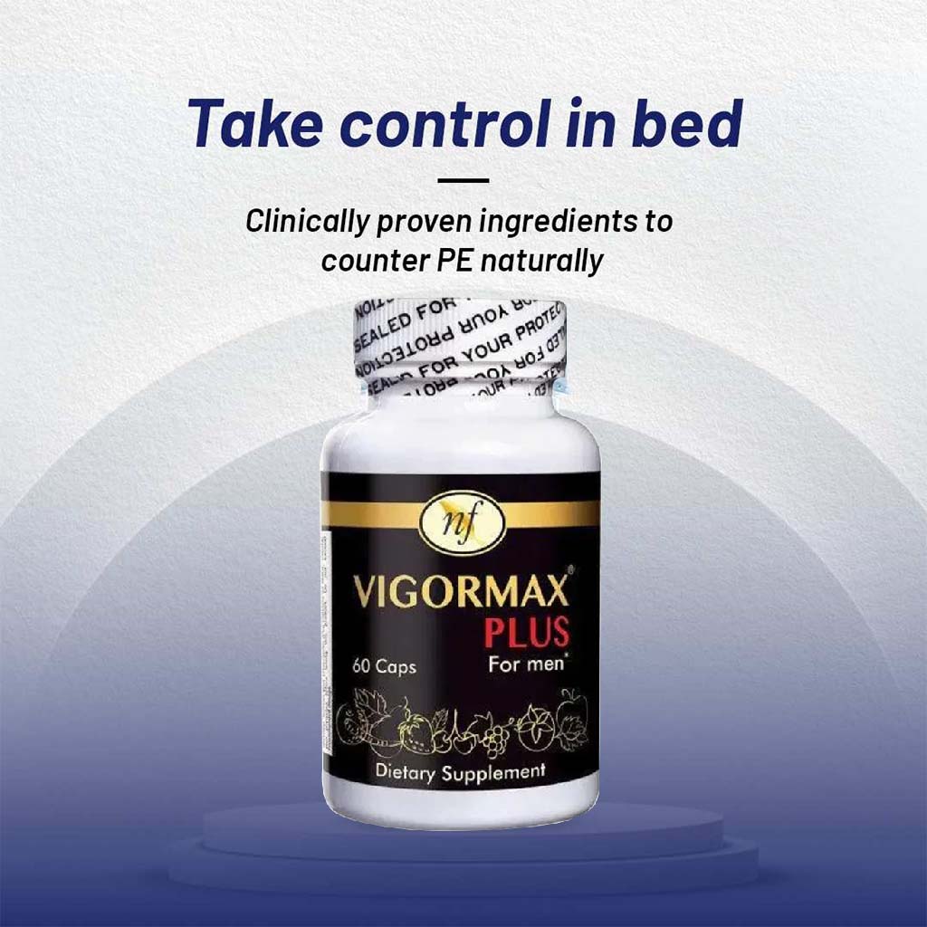 Natural Fervor Vigormax Plus Performance Enhancing Capsules For Men, Pack of 60's