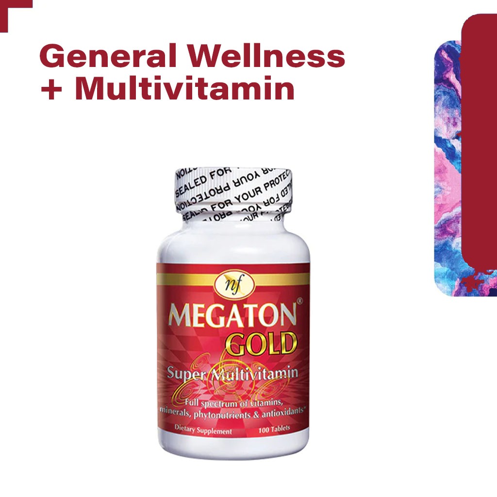 Natural Fervor Megaton Gold Super Multivitamin Supplement Tablets, Pack of 100's