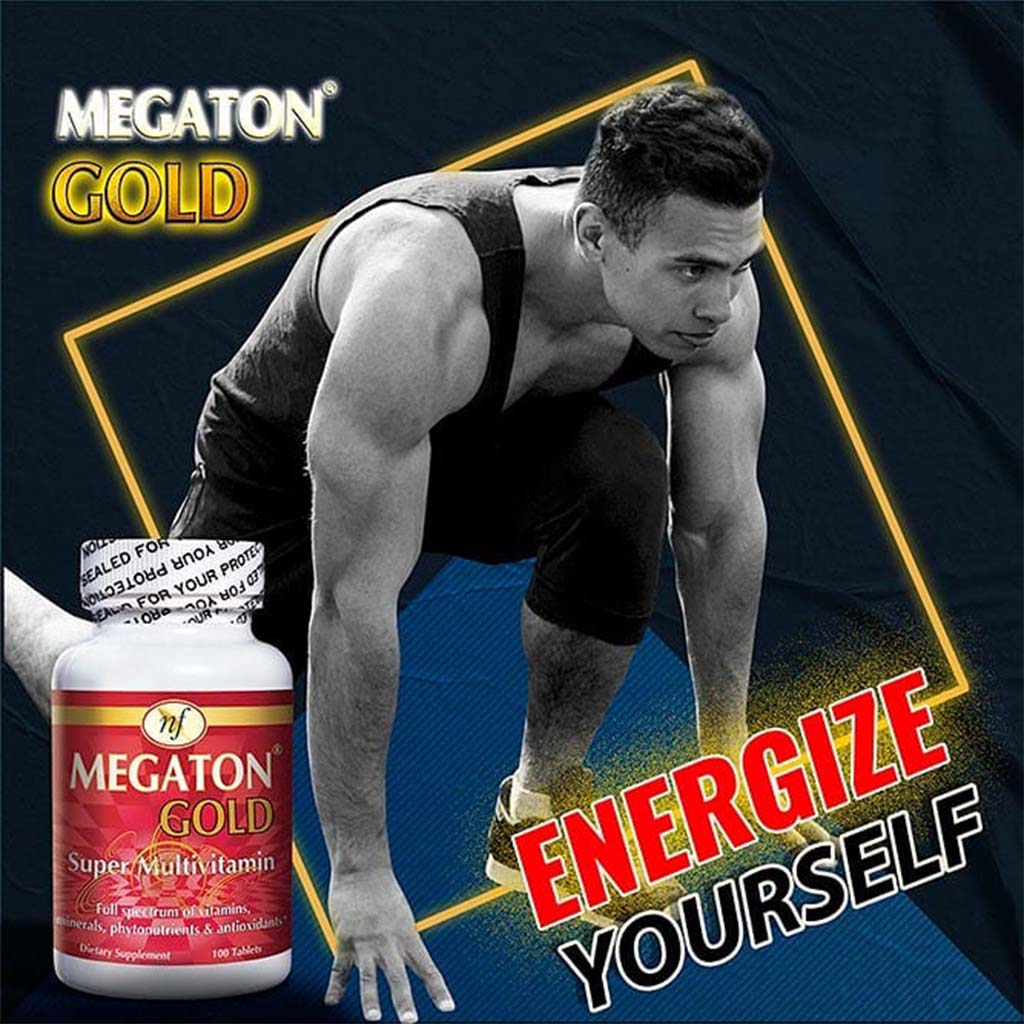 Natural Fervor Megaton Gold Super Multivitamin Supplement Tablets, Pack of 100's