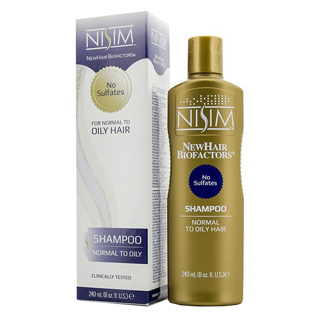 Nisim NewHair Biofactors Sulphate Free Shampoo For Normal To Oily Hair 240ml