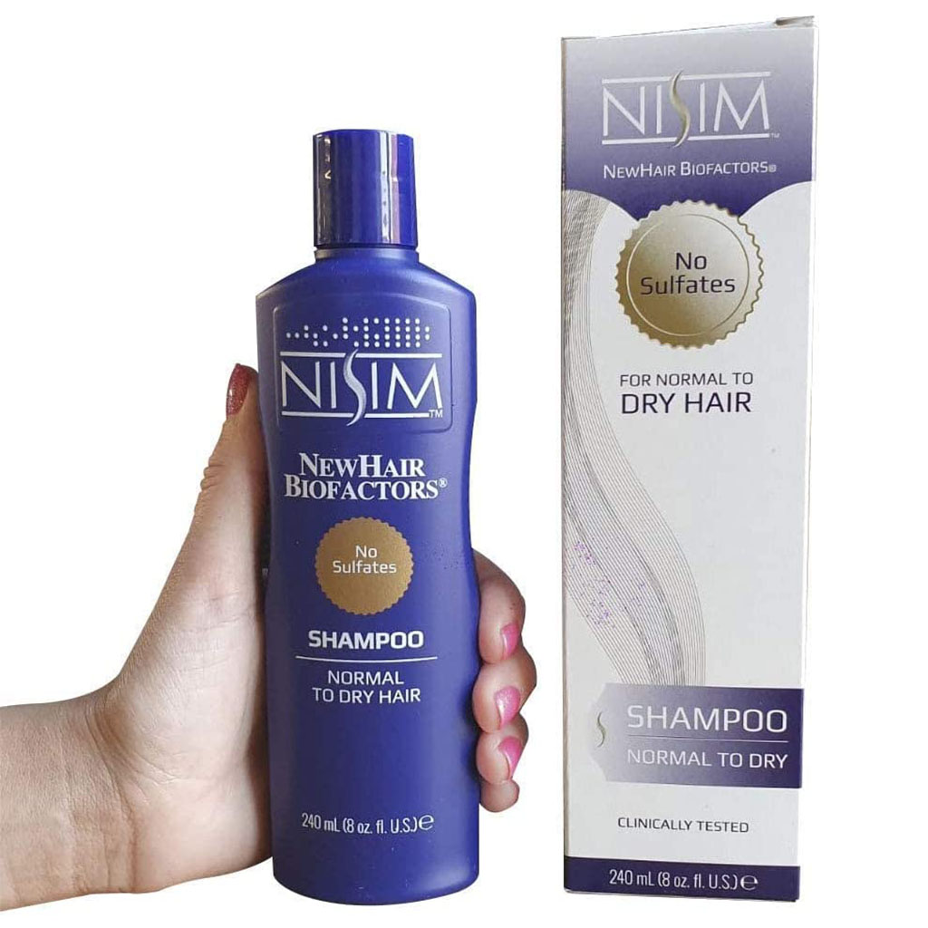 Nisim NewHair Biofactors Sulphate Free Shampoo For Normal To Dry Hair 240ml