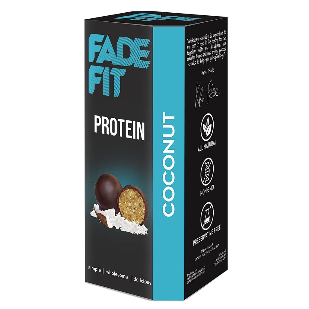 Fade Fit Protein Balls Snack, Coconut 30g