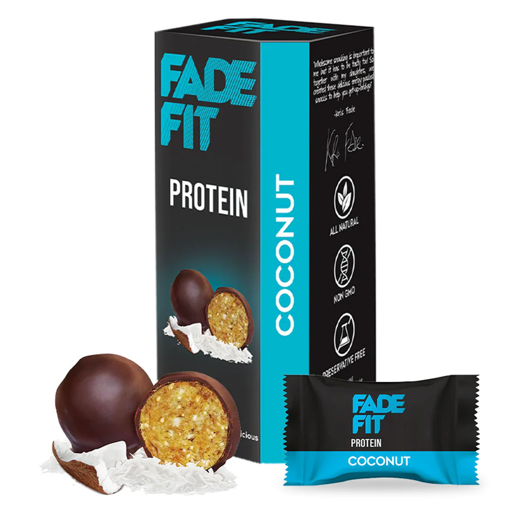 Fade Fit Protein Balls Snack, Coconut 30g