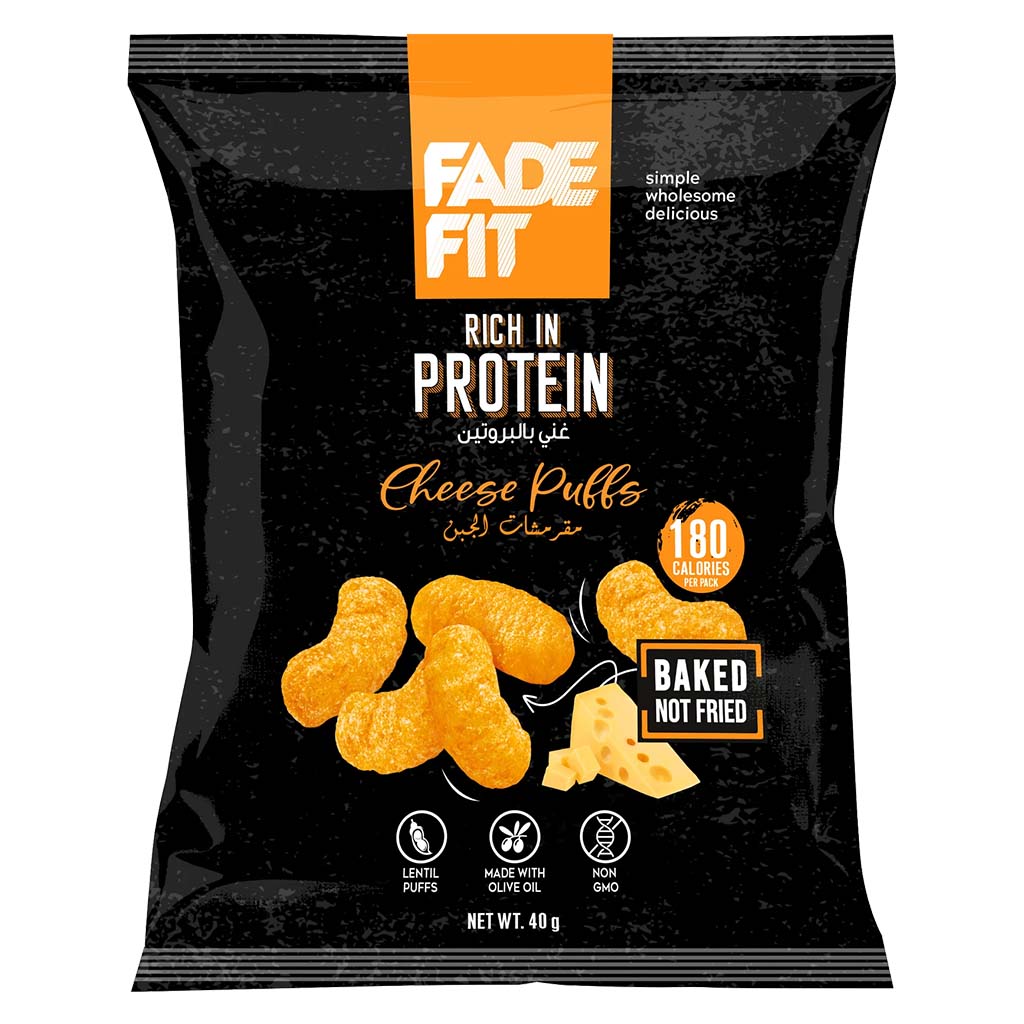 Fade Fit Rich In Protein Cheese Baked Puffs 40g
