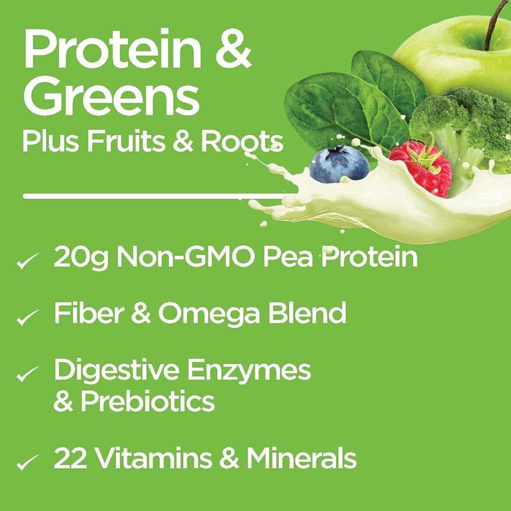 Naturade VeganSmart Protein & Greens Vegan Shake Vanilla Crème All in One Powder 15 Servings, 645g