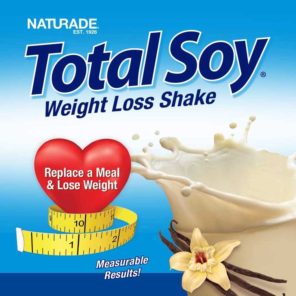 Naturade Total Soy Weight Loss Shake Vanilla Flavor, 15 Servings - 540g
