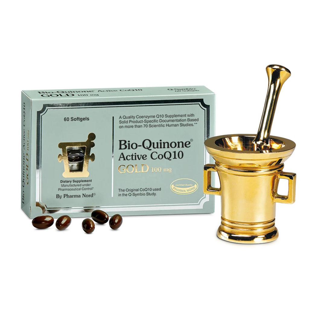 Bio Quinone Active CoQ10 Gold 100mg Softgels For Energy Production & Heart Health, Pack of 60’s