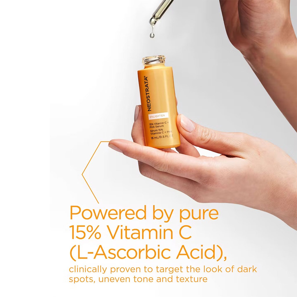 Neostrata Enlighten 15% Vitamin C + PHA Brightening Facial Serum 15ml