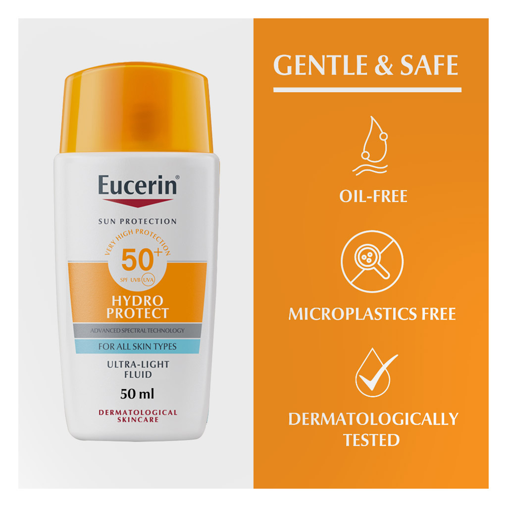 Eucerin Sun Face Hydro Protect SPF 50+ Ultra Light Fluid Sunscreen 50ml