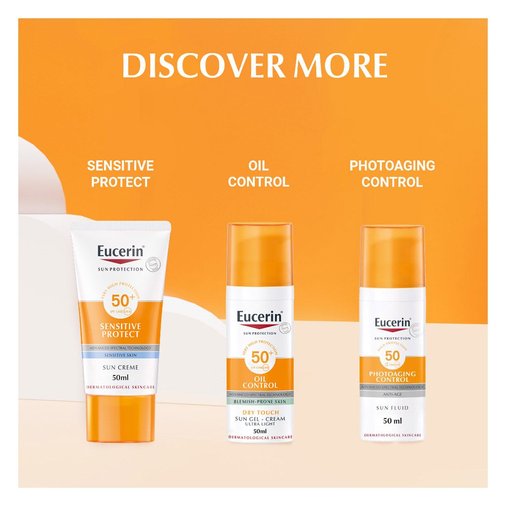 Eucerin Sun Face Hydro Protect SPF 50+ Ultra Light Fluid Sunscreen 50ml