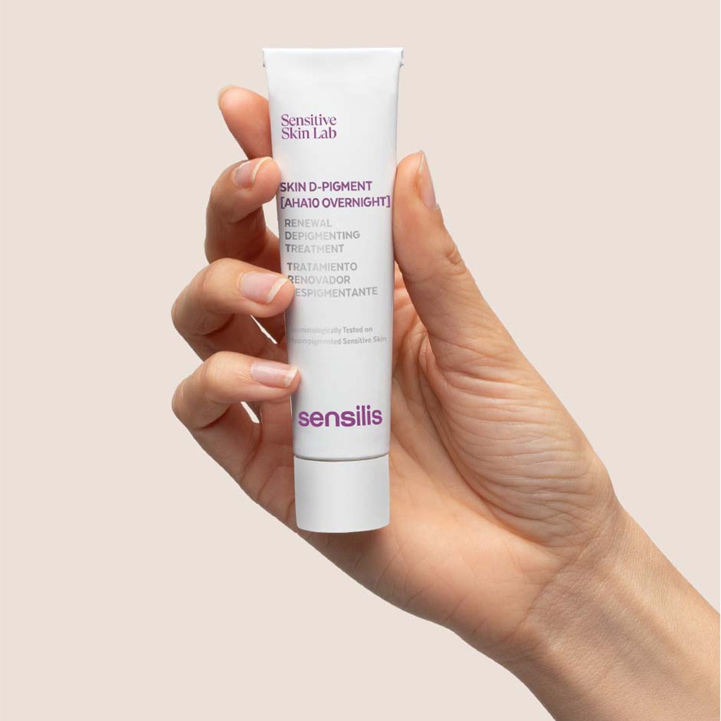 Sensitive Skin Lab Sensilis Skin D-Pigment AHA10 Overnight Renewal Depigmenting Treatment Cream 30ml