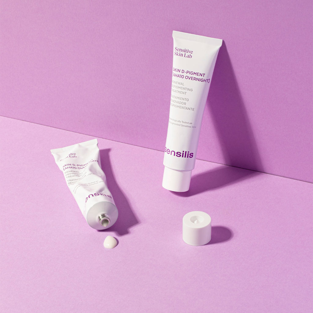 Sensitive Skin Lab Sensilis Skin D-Pigment AHA10 Overnight Renewal Depigmenting Treatment Cream 30ml