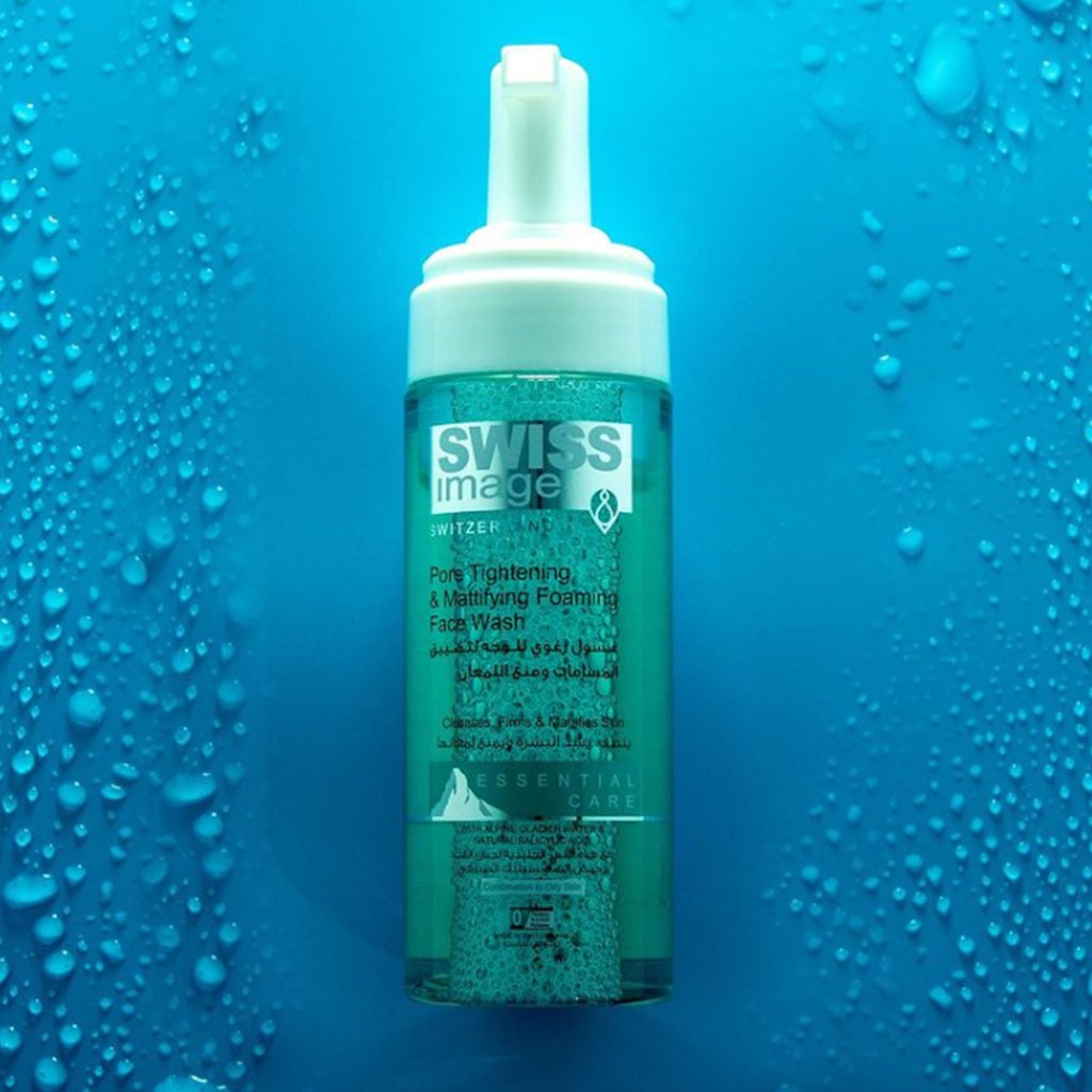 Swiss Image Essential Care Pore Tightening & Mattifying Foaming Face Wash For Combination To Oily Skin Types 150ml