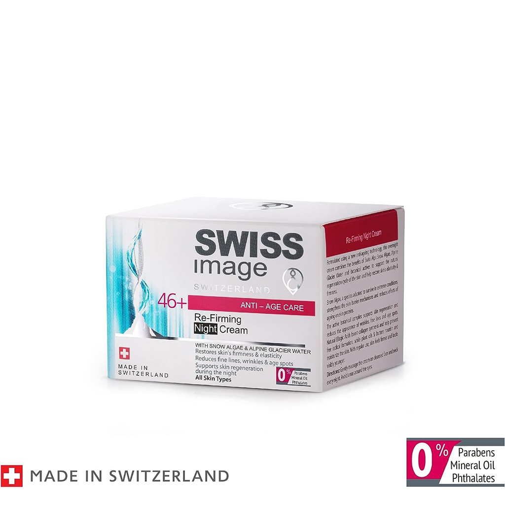Swiss Image Anti-Age Care 46+ Re-Firming Night Cream For All Skin Types 50ml