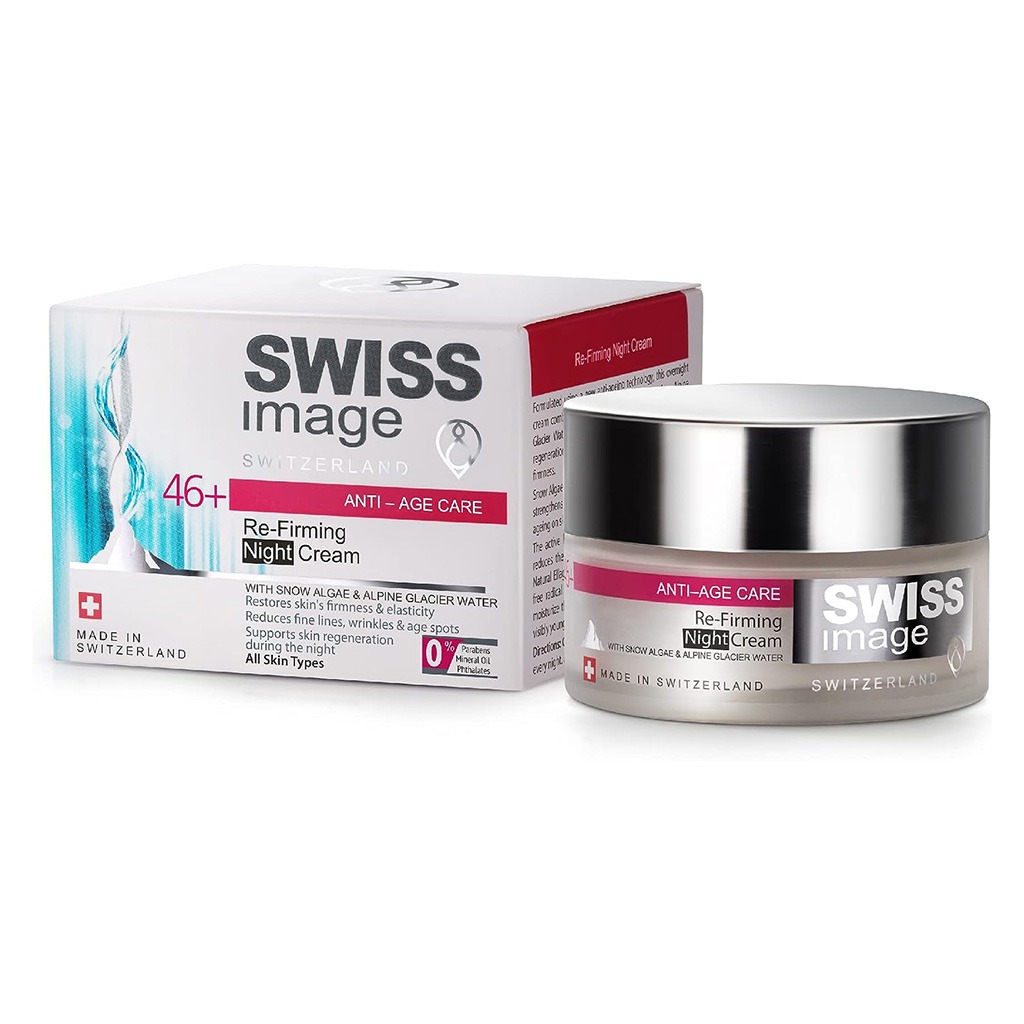 Swiss Image Anti-Age Care 46+ Re-Firming Night Cream For All Skin Types 50ml
