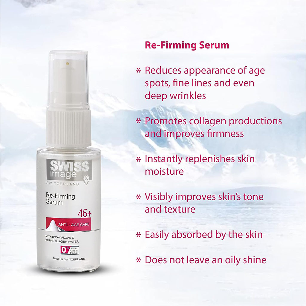 Swiss Image Anti-Age Care 46+ Re-Firming Serum For All Skin Types 30ml