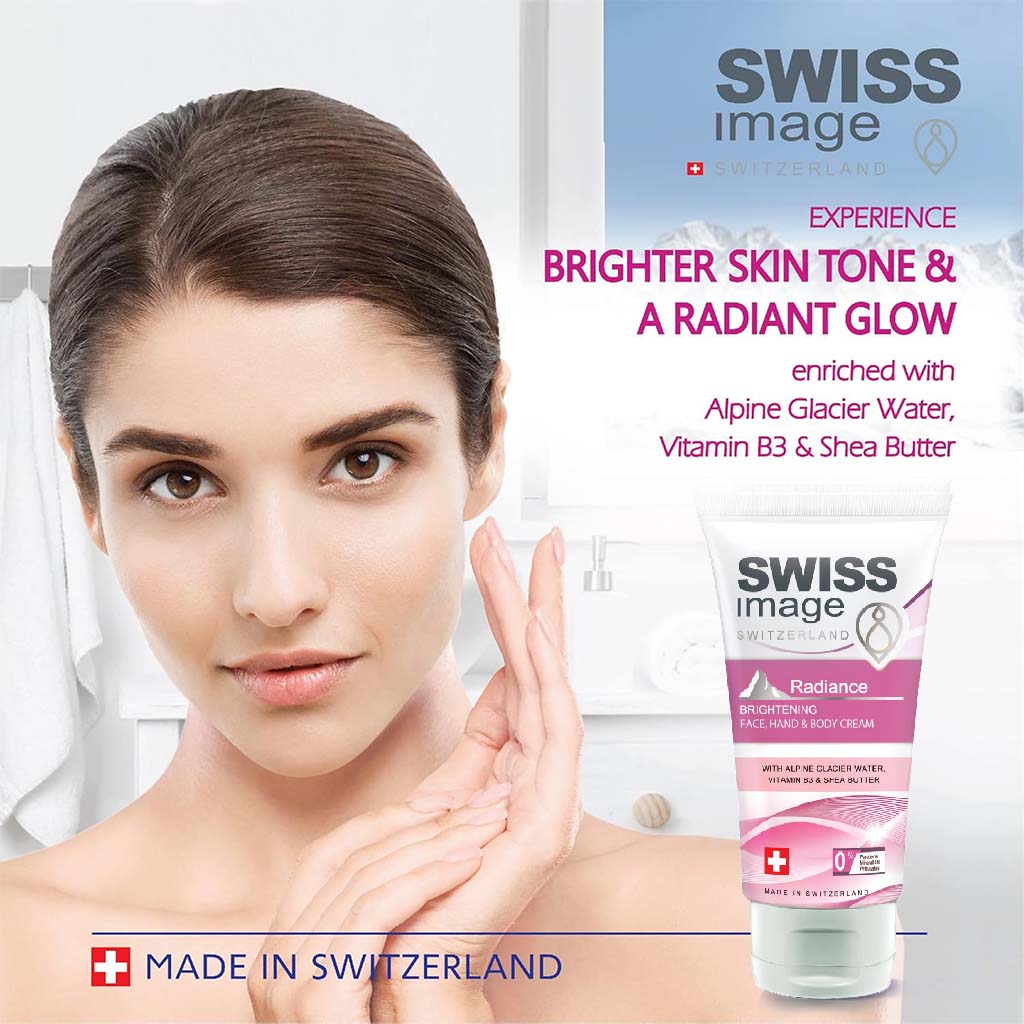 Swiss Image Radiance Brightening Face, Hand & Body Cream For All Skin Types 75ml