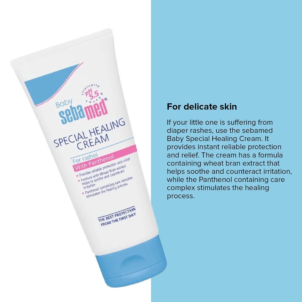 Sebamed Baby Special Healing Cream With Panthenol For Diaper Rashes 100ml