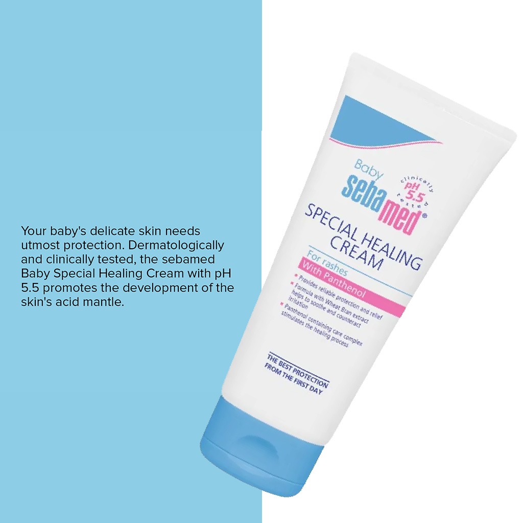 Sebamed Baby Special Healing Cream With Panthenol For Diaper Rashes 100ml